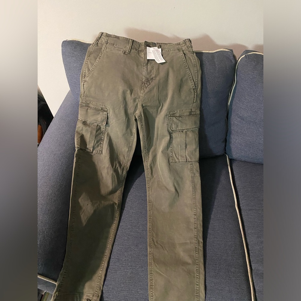 Green cargo pants